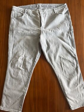 Old Navy Light Gray Skinny Jeans Vintage Style